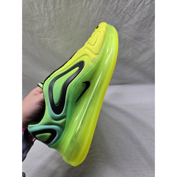 Size 8.5 - Nike Air Max 720 Volt Green Color: Volt/Green/Black/Bordeaux 2019 - Picture 10 of 12